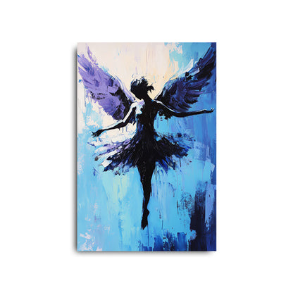 Angel Painting on Blue