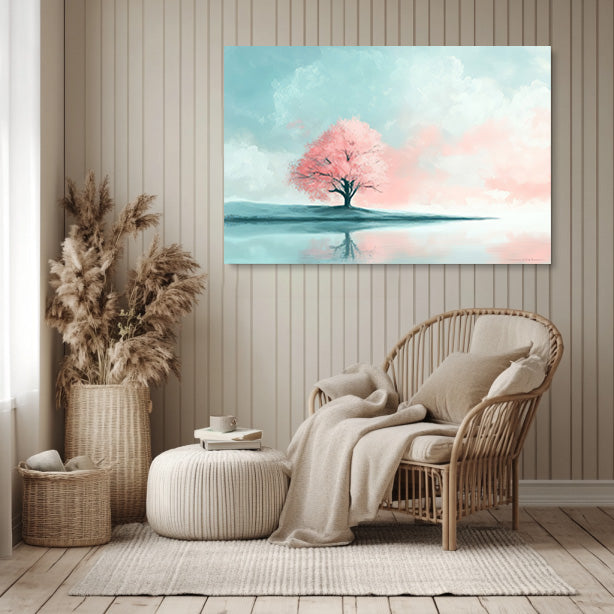 Beautiful Pink Tree Art