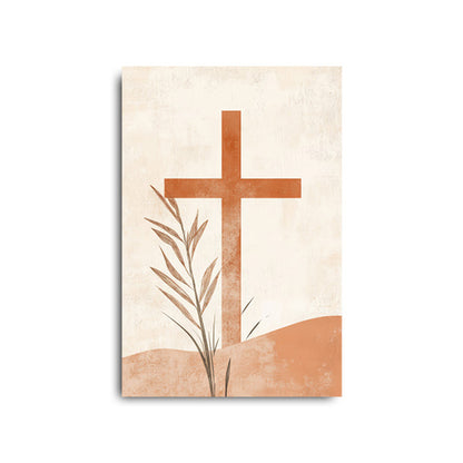 Cross in Desert Print