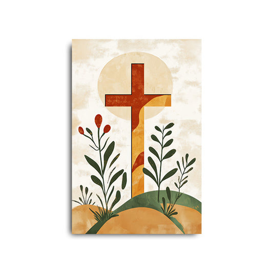 Cross on Hill Print