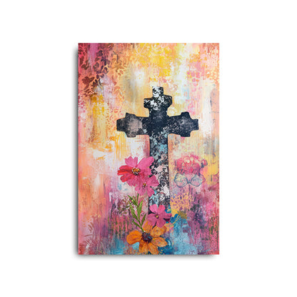 Faded Art Print of Cross