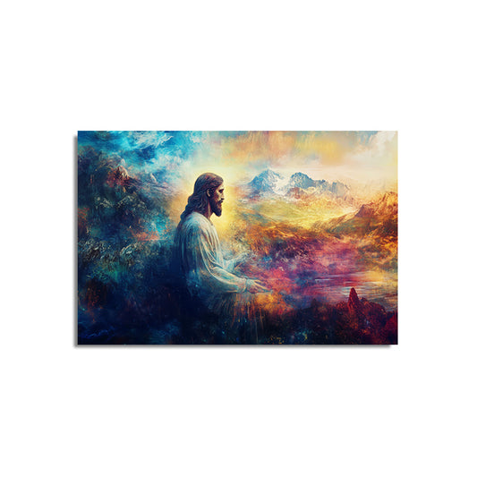 Jesus Colorful Painting