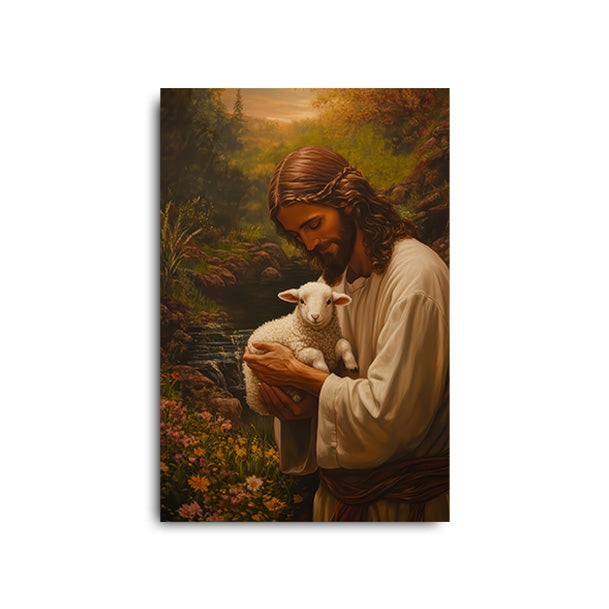 Jesus Holding Lamb