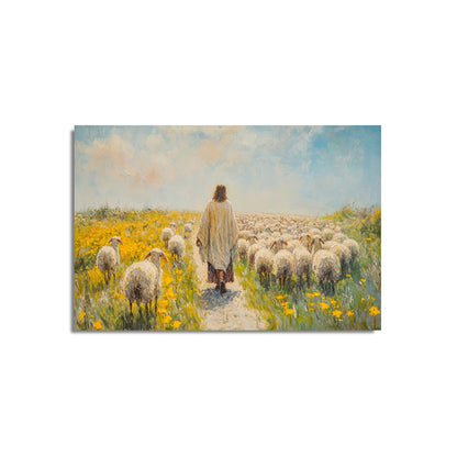 Jesus Watching the Flock