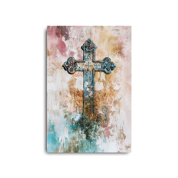 Metal Style Cross Print