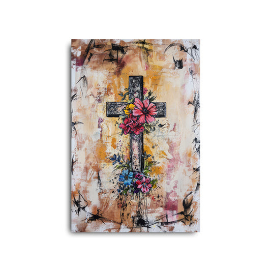 Modern Boho Print of Cross