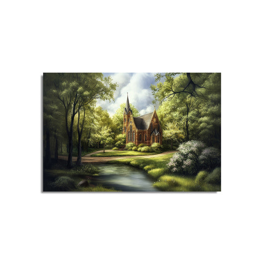 Nature Church Digital Print