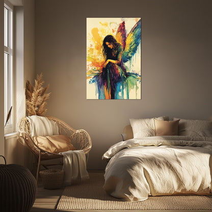 Sad Angel Painting