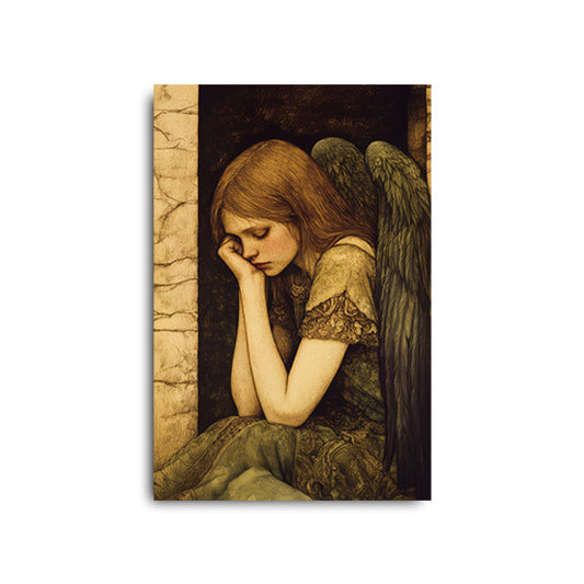 Thoughtful Angel Painting