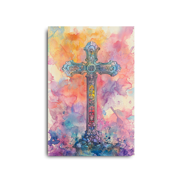 Watercolor Cross Painting